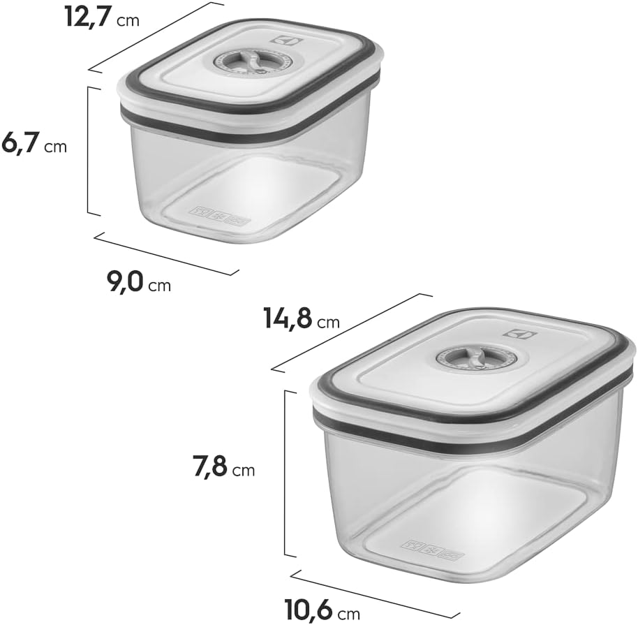 Kit de Potes Herméticos Electrolux (Plástico) 12 Unidades – Organização e Frescor no Seu Dia a Dia - Imagem 3