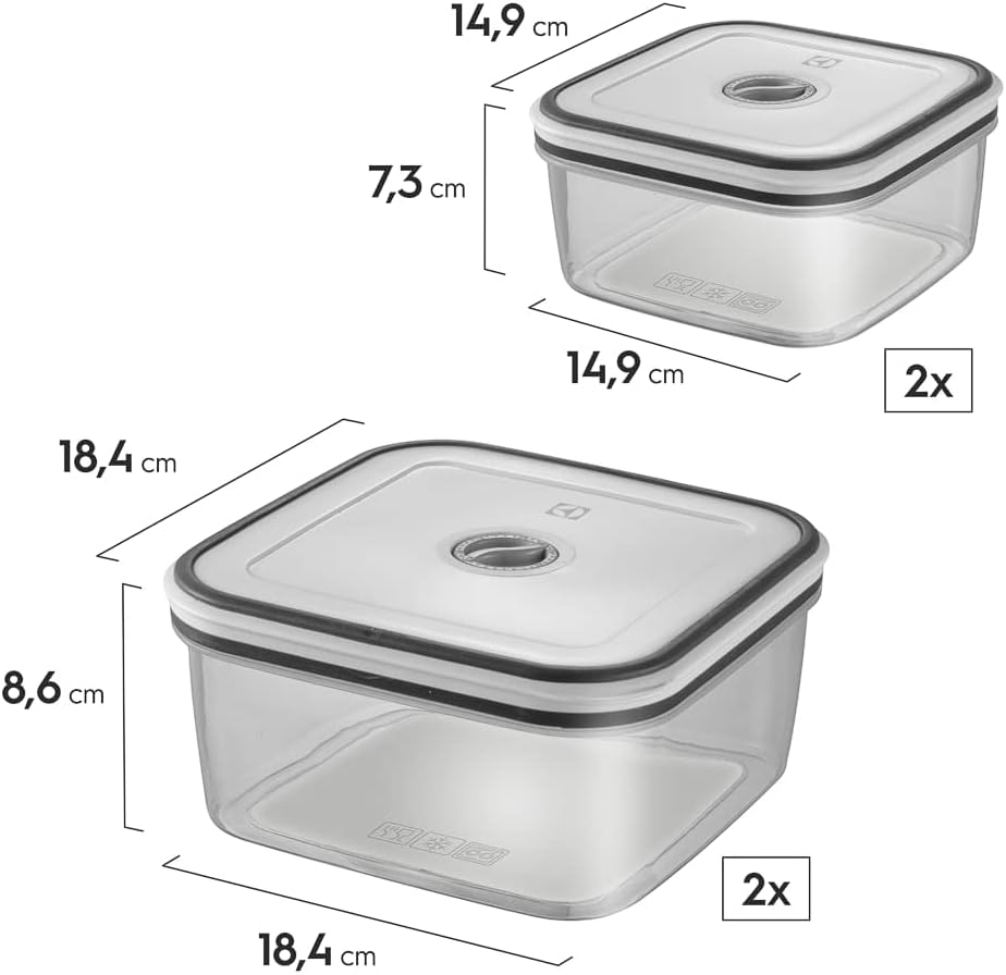 Kit de Potes Herméticos Electrolux (Plástico) 12 Unidades – Organização e Frescor no Seu Dia a Dia - Imagem 9