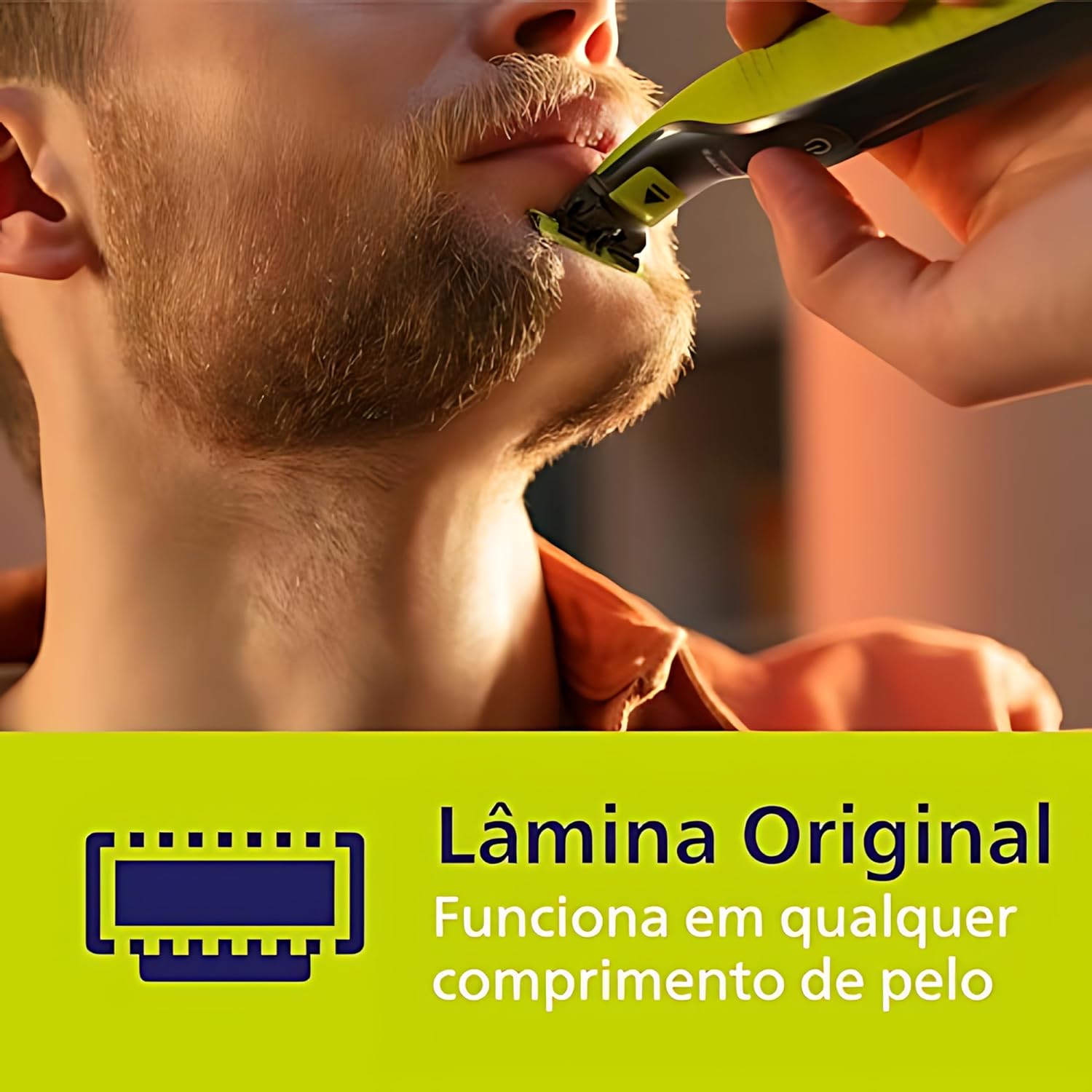 Aparador e Raspador de Pelos Philips OneBlade com 3 Pentes QP2724/10 À prova d'água - Bivolt - Imagem 6